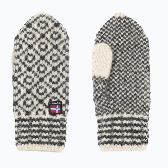 Zdjęcie produktu Rękawiczki Devold Svalbard Wool Mitten offwhite / anthracite Szary