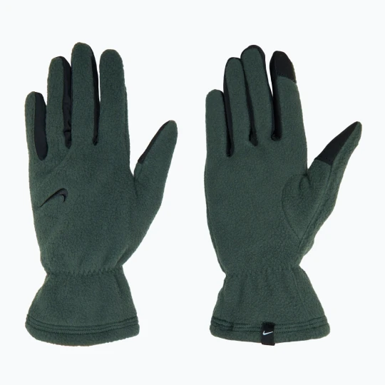 Zdjęcie produktu Rękawiczki do biegania damskie Nike One Therma-Fit Fleece vintage green / black