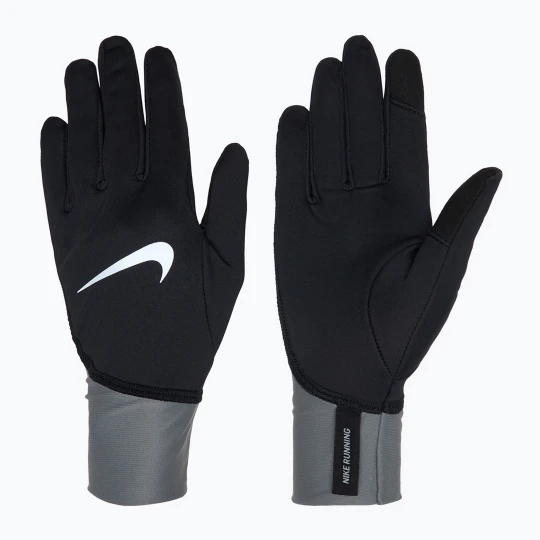Zdjęcie produktu Rękawiczki do biegania damskie Nike Pacer Midweight RG black / smoke grey / silver