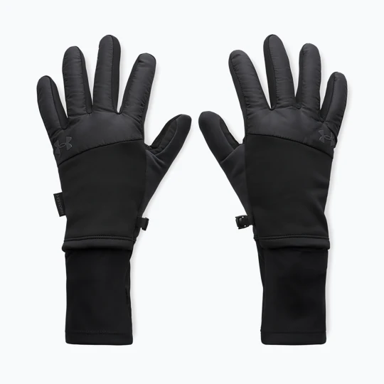 Zdjęcie produktu Rękawiczki do biegania męskie Under Armour Storm Fleece Run black / black / reflective
