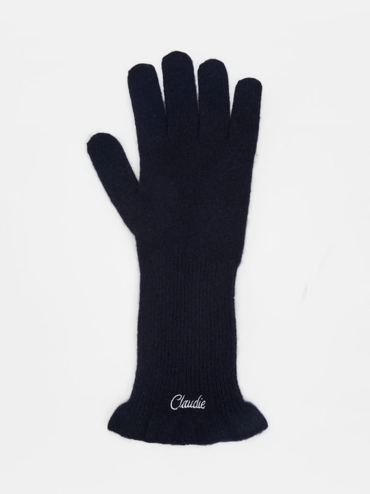 Zdjęcie produktu Rękawiczki pięciopalcowe CLAUDIE PIERLOT niebieski denim