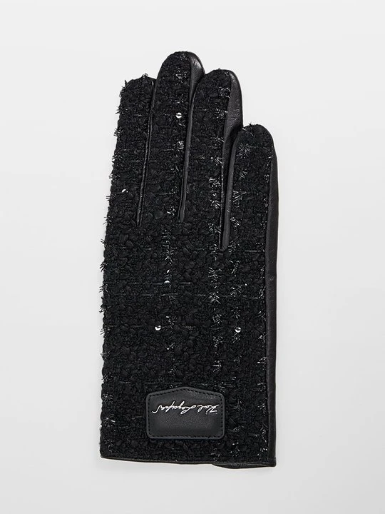Zdjęcie produktu Rękawiczki pięciopalcowe KARL LAGERFELD czarny