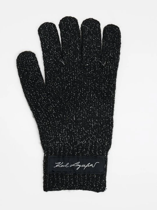 Zdjęcie produktu Rękawiczki pięciopalcowe KARL LAGERFELD czarny