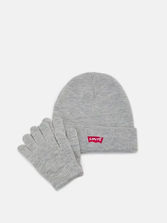 Zdjęcie produktu Rękawiczki pięciopalcowe Levi's szary melanż