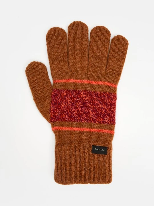 Zdjęcie produktu Rękawiczki pięciopalcowe Paul Smith jasny brąz