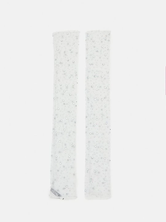 Zdjęcie produktu Rękawiczki pięciopalcowe Pieces mleczny