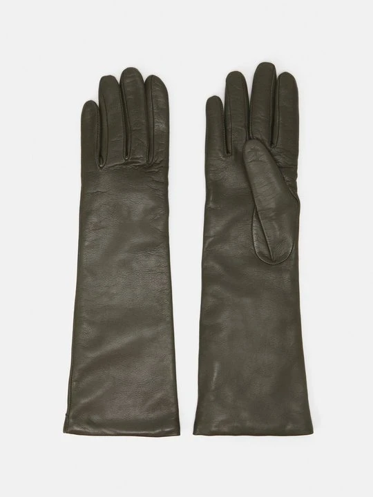 Zdjęcie produktu Rękawiczki pięciopalcowe Weekend Max Mara khaki