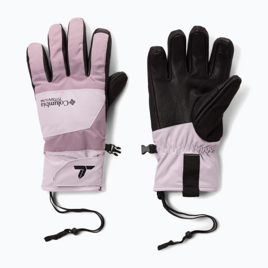 Zdjęcie produktu Rękawiczki trekkingowe damskie Columbia PowBound lavender pearl / shale purple / black Różowy