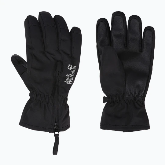 Zdjęcie produktu Rękawiczki trekkingowe dziecięce Jack Wolfskin Easy Zip black