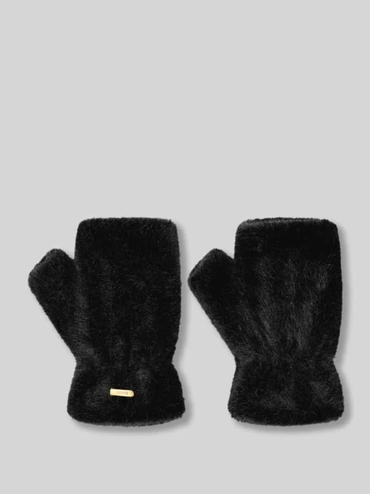 Zdjęcie produktu Rękawiczki w stylu mitenek z otwartą koronką model 'Britamu Fingerless' Barts Czarny
