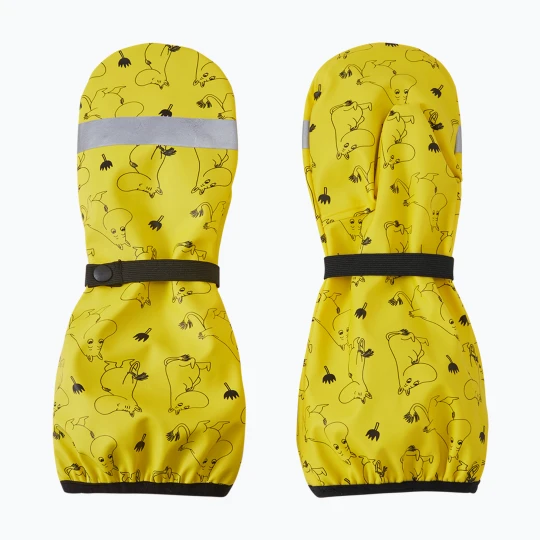 Zdjęcie produktu Rękawiczki wodoodporne dziecięce Reima Moomin Puro yellow
