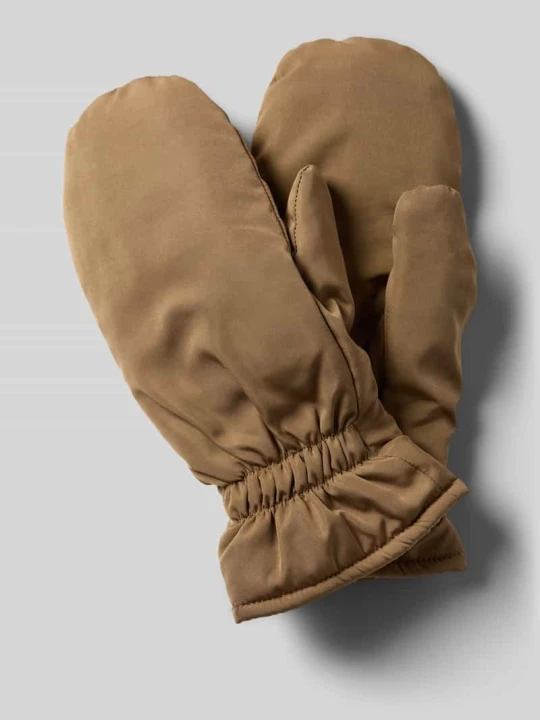 Zdjęcie produktu Rękawiczki z jednym palcem o kroju regular fit z elastycznym detalem model ‘Regen’ Loevenich Camel