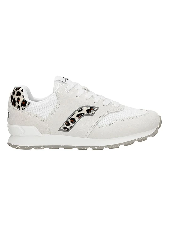 Zdjęcie produktu Relaks Skórzane sneakersy w kolorze biało-jasnobrązowym rozmiar: 39