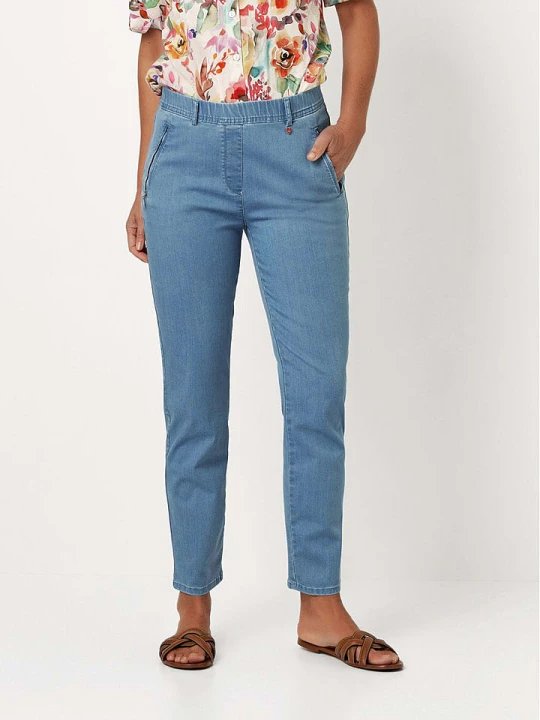 Zdjęcie produktu Relaxed by TONI Dżinsy - Slim fit - w kolorze błękitnym rozmiar: W50