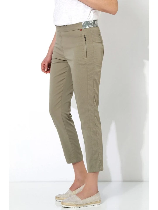 Zdjęcie produktu Relaxed by TONI Spodnie w kolorze khaki rozmiar: W26