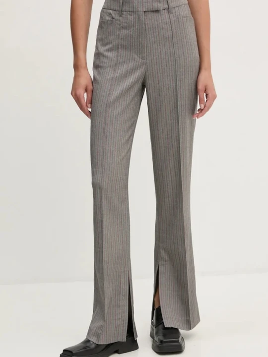 Zdjęcie produktu Remain spodnie Herringbone Slim Pants szary