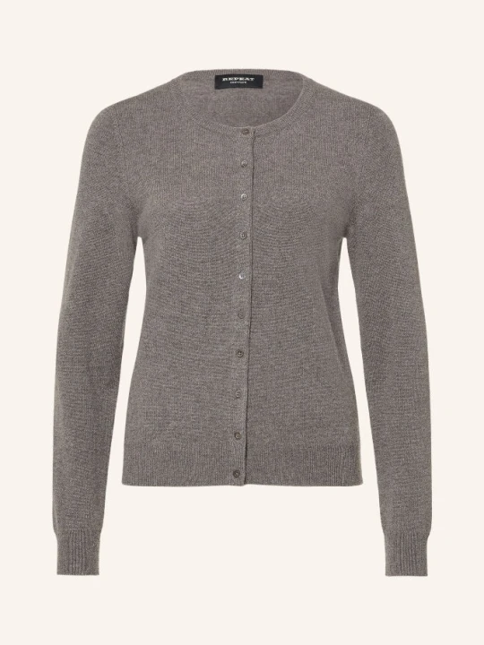 Zdjęcie produktu Repeat Kardigan Z Kaszmiru beige SZARY
