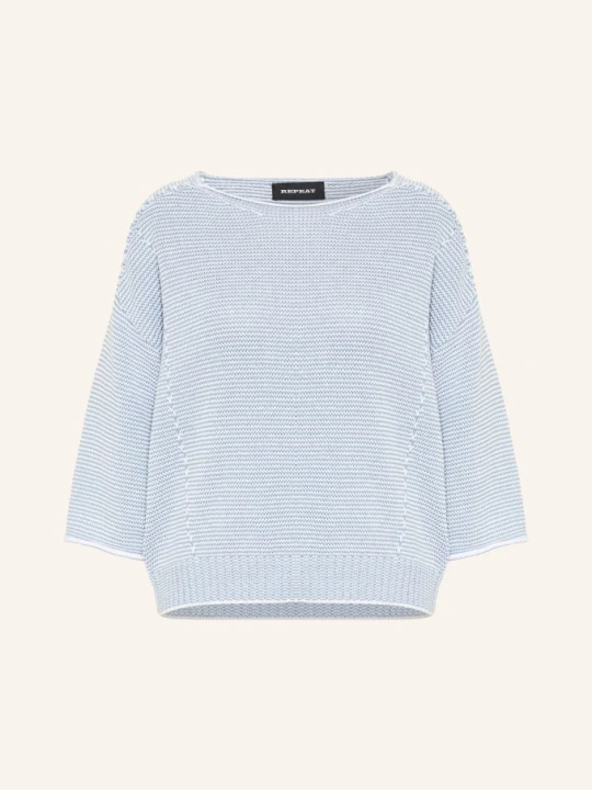 Zdjęcie produktu Repeat Sweter Z Rękawami 3/4 blau