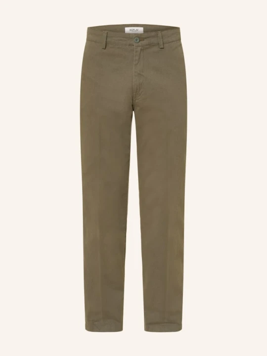 Zdjęcie produktu Replay Chino Regular Fit gruen KHAKI