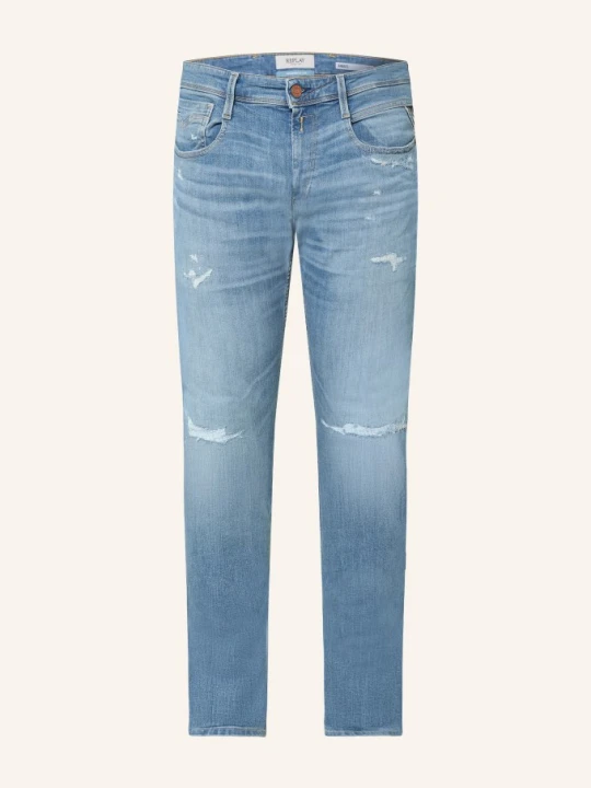 Zdjęcie produktu Replay Dżinsy Destroyed Anbass Slim Fit blau 009 MEDIUM BLUE