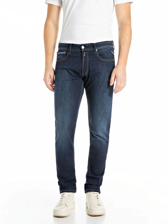 Zdjęcie produktu Replay Dżinsy "Grover" - Slim fit - w kolorze granatowym rozmiar: W33/L34