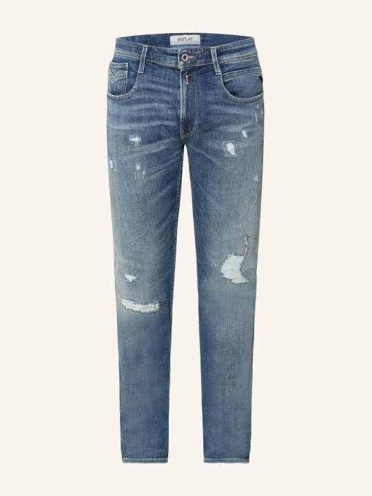 Zdjęcie produktu Replay Dżinsy Z Przetarciami Anbass Slim Fit blau 009 MEDIUM BLUE