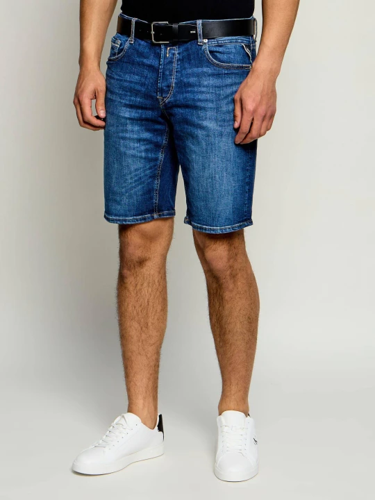 Zdjęcie produktu Replay Jeansowe szorty GROVER | Straight fit niebieski
