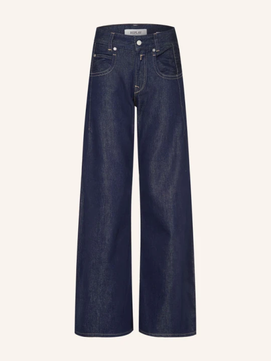 Zdjęcie produktu Replay Jeansy Typu Barrel Hallebe blau C007 DARK BLUE