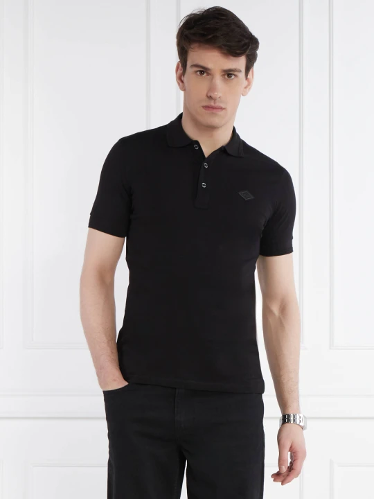 Zdjęcie produktu Replay Polo PIECE | Regular Fit czarny