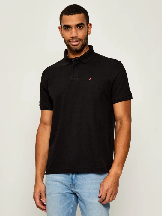 Zdjęcie produktu Replay Polo | Regular Fit czarny
