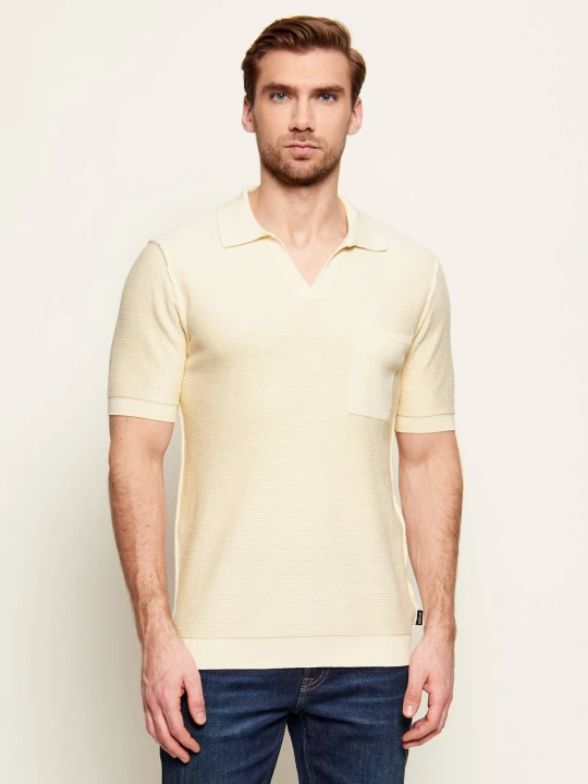 Zdjęcie produktu Replay Polo | Slim Fit kremowy