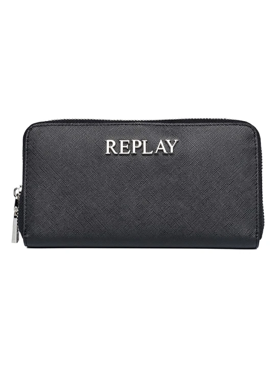 Zdjęcie produktu Replay Portfel w kolorze czarnym - 19 x 10 x 2 cm rozmiar: onesize