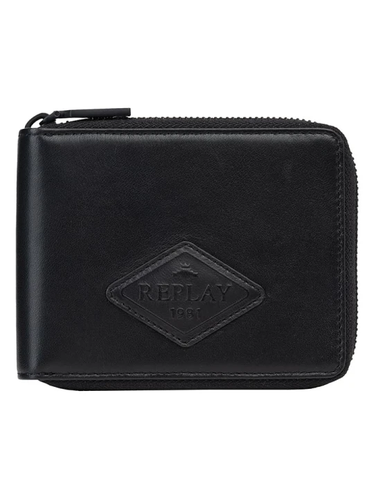 Zdjęcie produktu Replay Portfel w kolorze czarnym - 20 x 9 cm rozmiar: onesize
