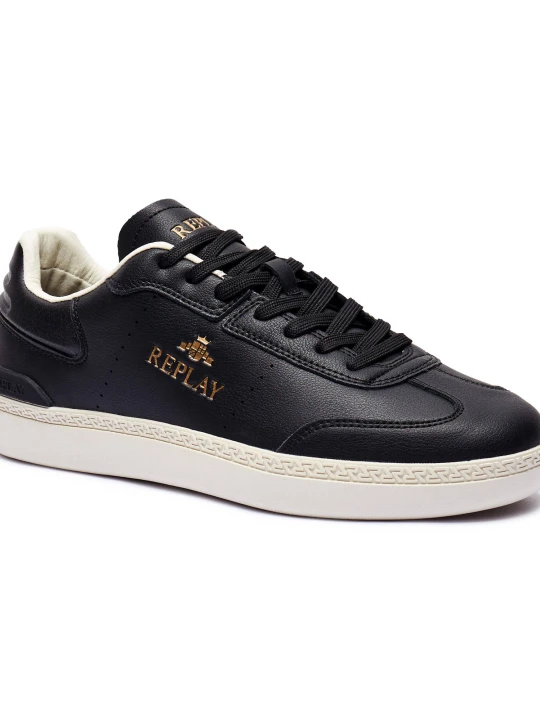 Zdjęcie produktu Replay Skórzane sneakersy czarny
