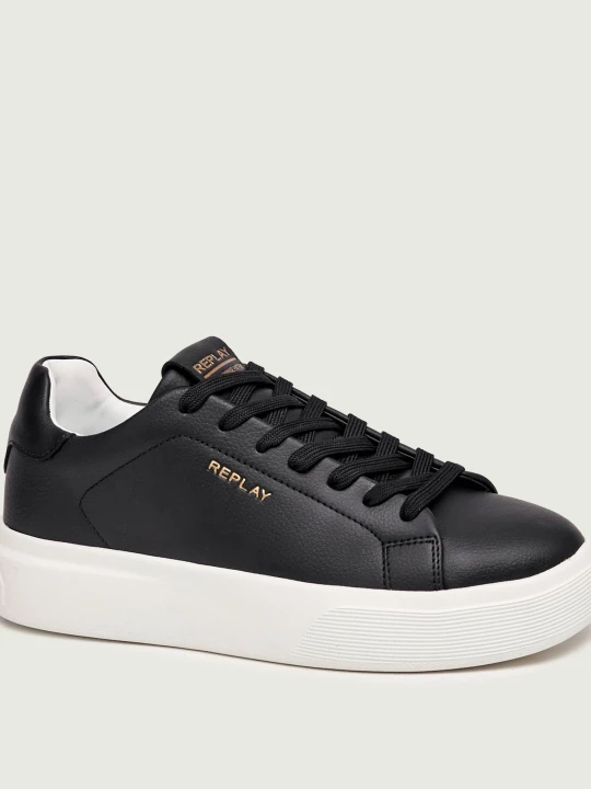 Zdjęcie produktu Replay Skórzane sneakersy Notting Future czarny