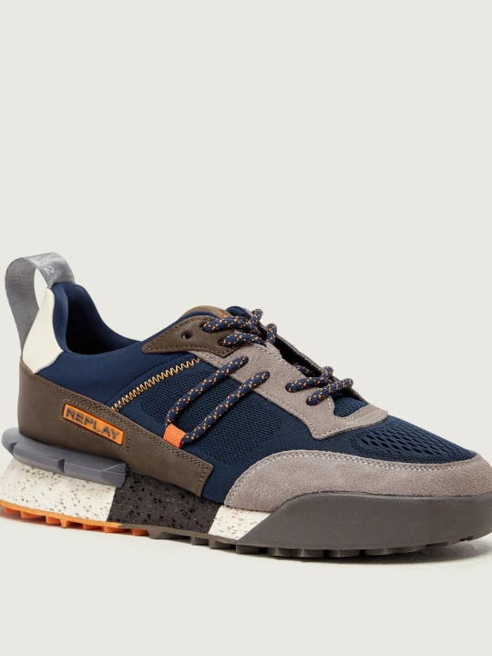 Zdjęcie produktu Replay Sneakersy FIELD JUPITER ENGINEREED 2 | zamsz