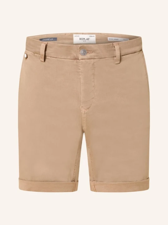 Zdjęcie produktu Replay Szorty Jeansowe Benni Regular Fit beige