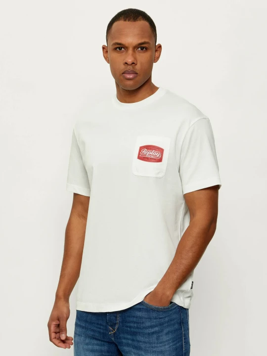 Zdjęcie produktu Replay T-shirt | Regular Fit biały