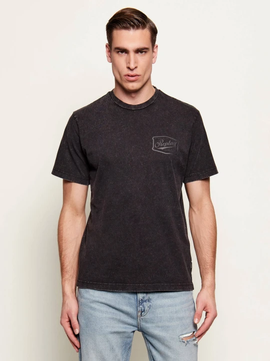 Zdjęcie produktu Replay T-shirt | Regular Fit czarny