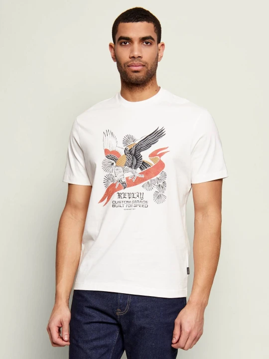 Zdjęcie produktu Replay T-shirt | Regular Fit biały