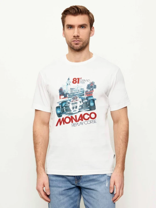 Zdjęcie produktu Replay T-shirt | Regular Fit biały