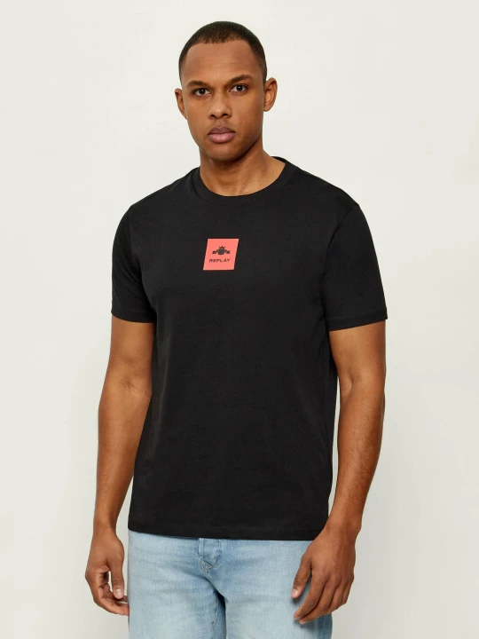 Zdjęcie produktu Replay T-shirt | Regular Fit czarny