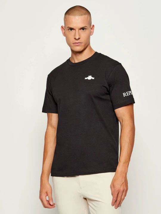 Zdjęcie produktu Replay T-shirt | Regular Fit czarny