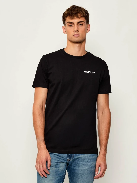 Zdjęcie produktu Replay T-shirt | Regular Fit czarny