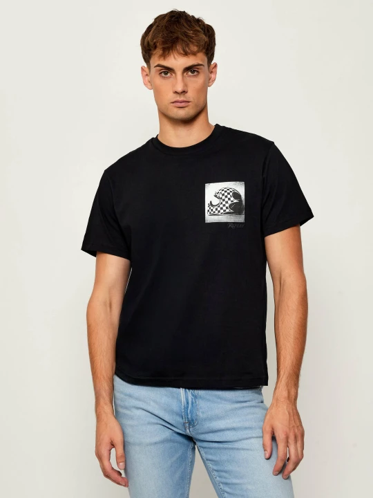 Zdjęcie produktu Replay T-shirt | Regular Fit czarny