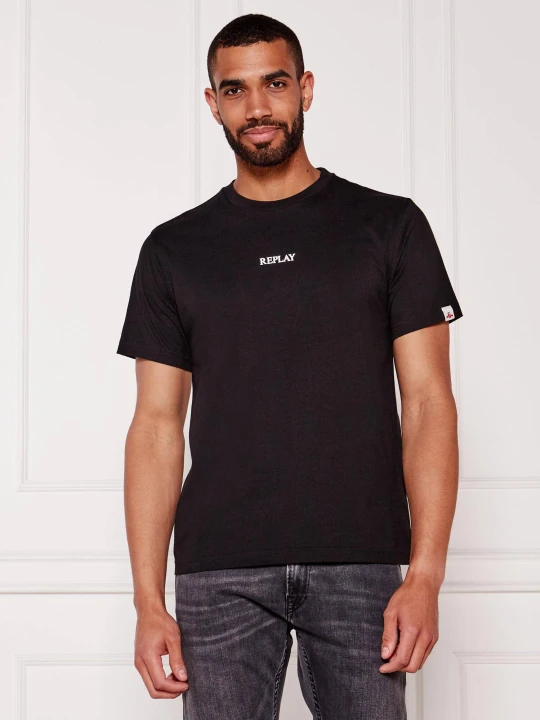 Zdjęcie produktu Replay T-shirt | Regular Fit czarny
