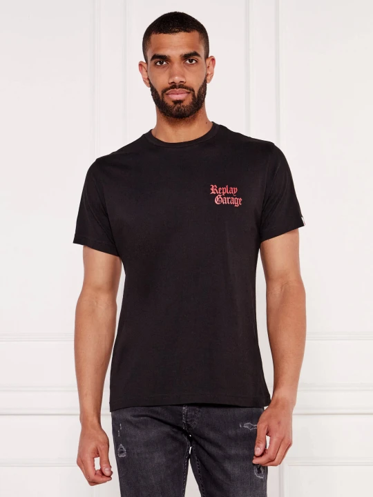 Zdjęcie produktu Replay T-shirt | Regular Fit czarny