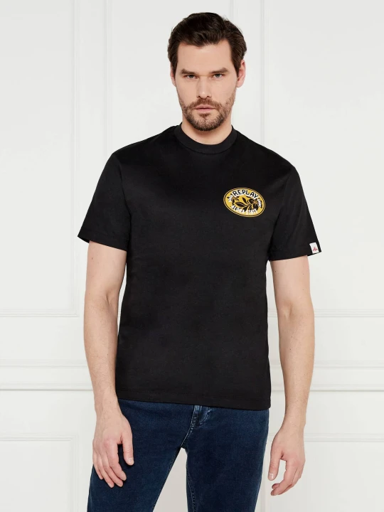 Zdjęcie produktu Replay T-shirt | Regular Fit czarny