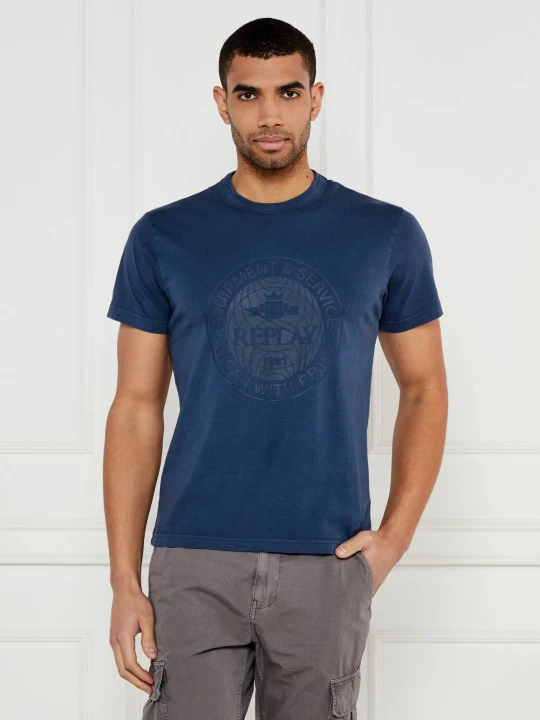 Zdjęcie produktu Replay T-shirt | Regular Fit niebieski