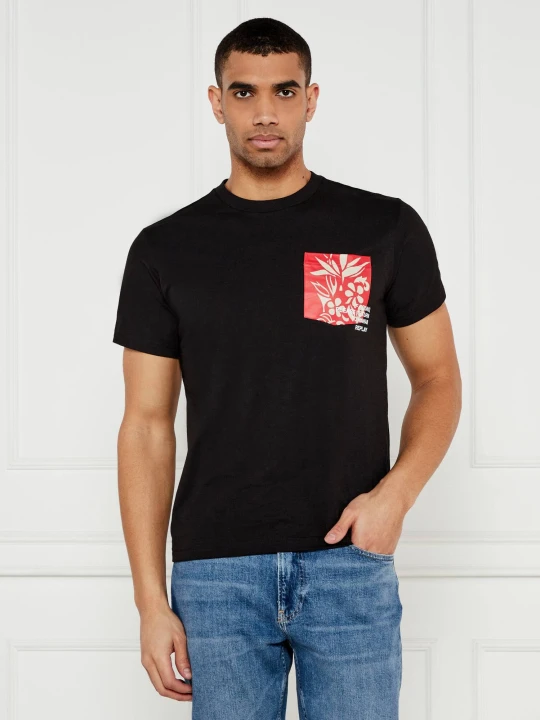 Zdjęcie produktu Replay T-shirt | Regular Fit czarny